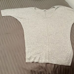 Gray 3/4 sleeve shrug style shirt. Great condition